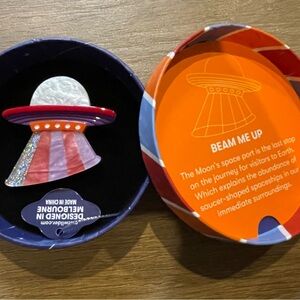 Erstwilder Beam Me Up collectible brooch in original box